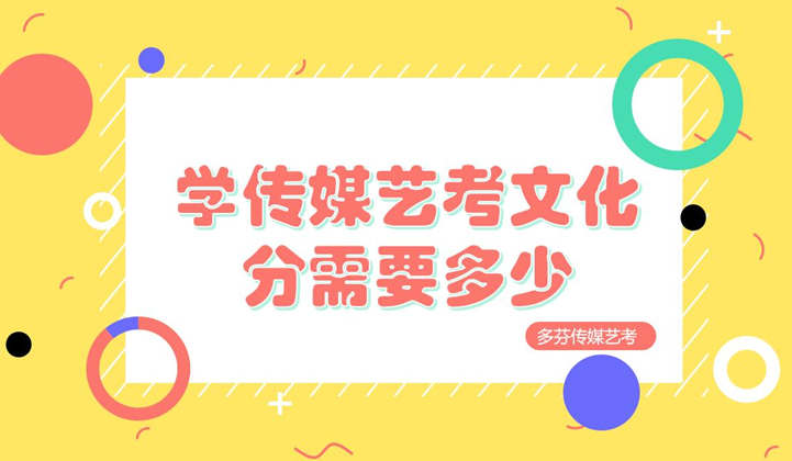 学传媒专业参加艺考文化分需要多少考本科大学