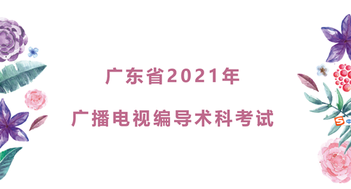 广东省2021年广播电视编导术科考试说明